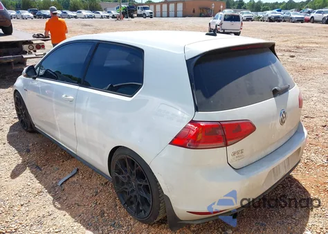 2015 Volkswagen Golf Gti 2.0T S 2-Door из США, поврежденный, VIN 3VWYT7AU5FM073873